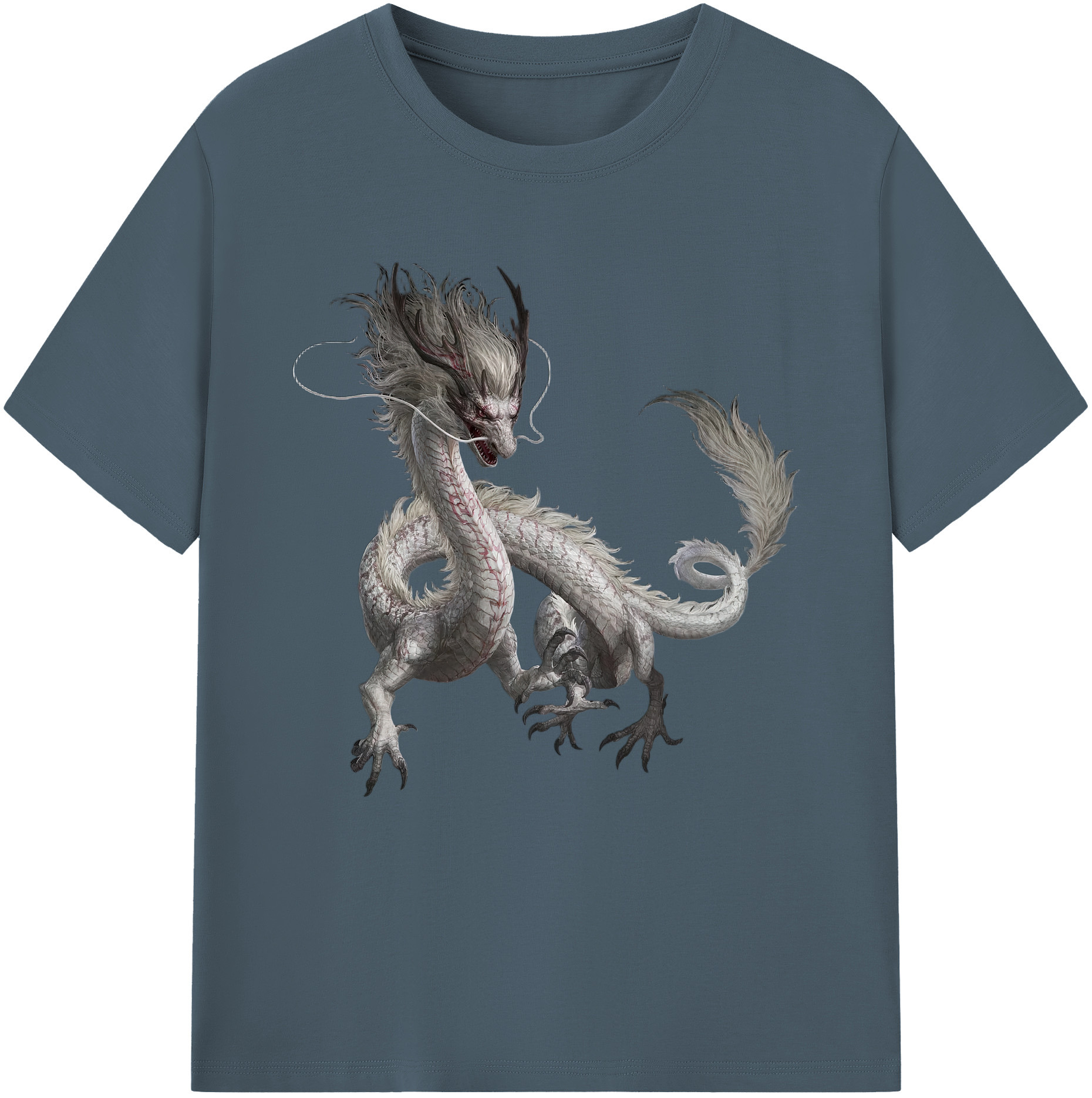 （画像用） Ne Zha 2 ナタ 魔童の大暴れ 綿100％半袖Tシャツ（フロントプリント）